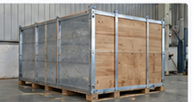 Steel + Plywood Packaging