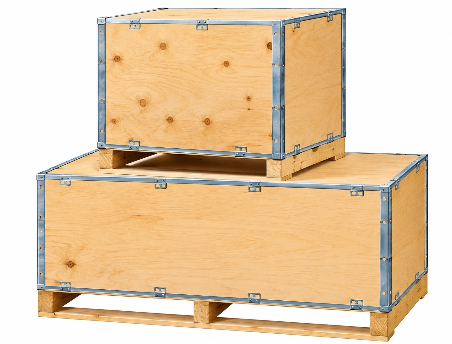 Nail-Less Box Stacked